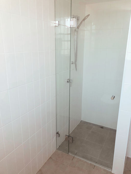 Glass Hinged Wall-to-Wall Shower Screen